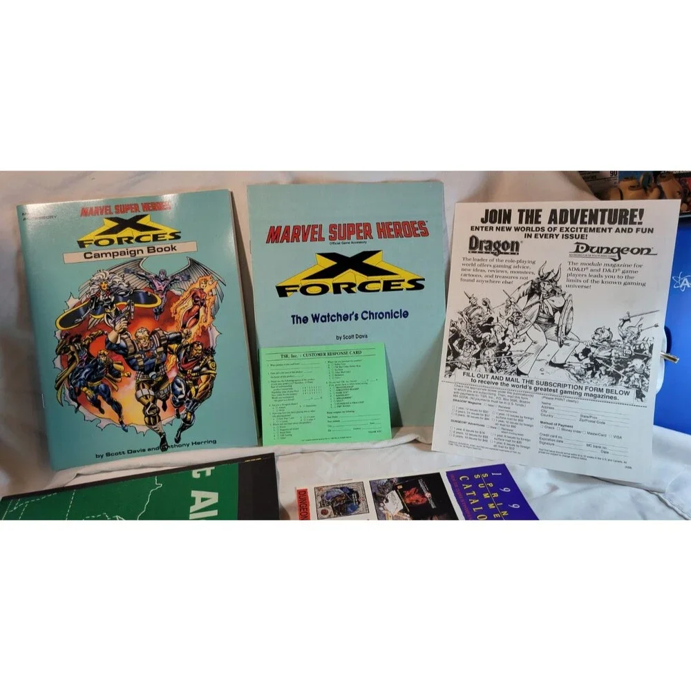 Marvel Super Heroes: X Forces - The Mutant Update RPG Complete Game (TSR 6905)